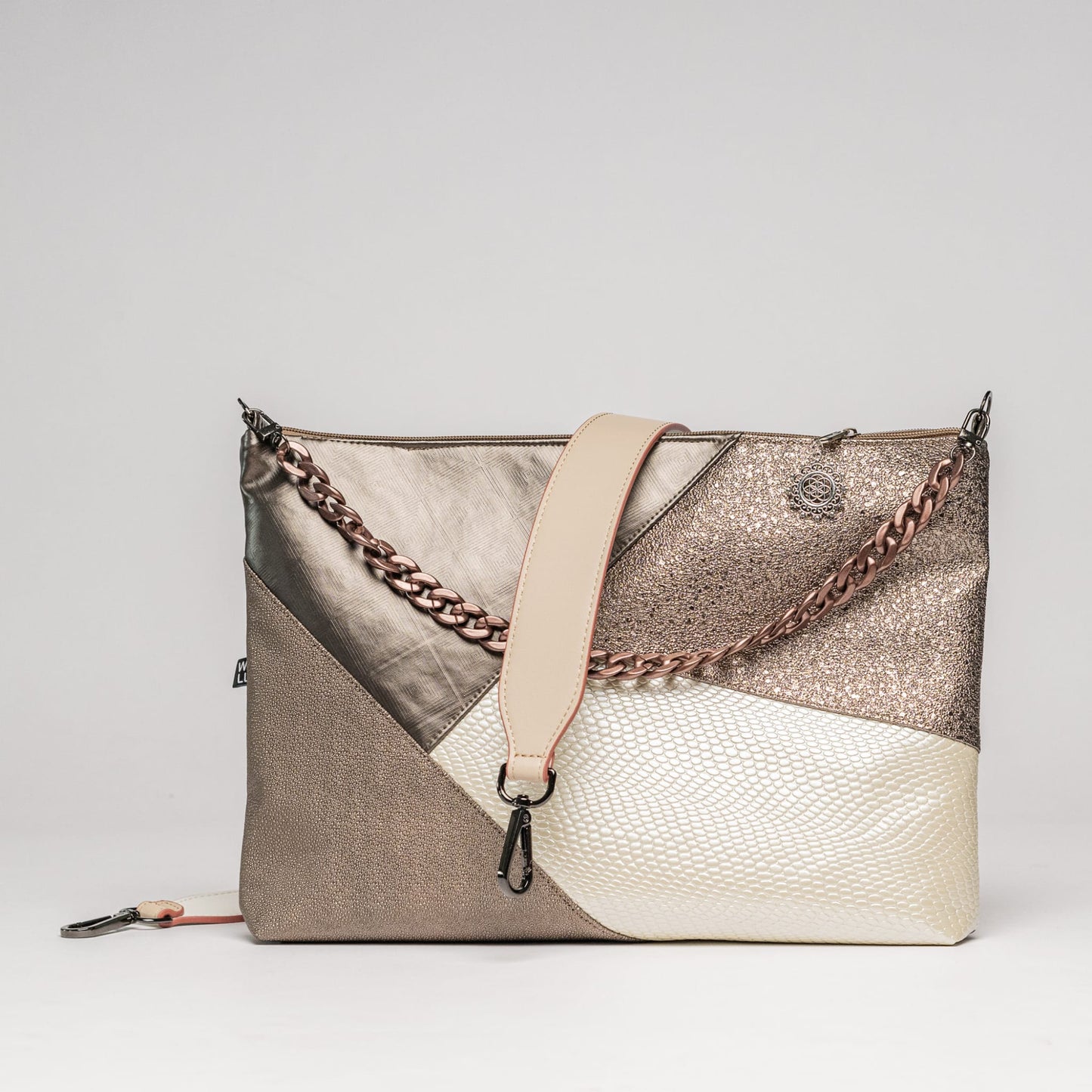 Cross-Body-Bag beige
