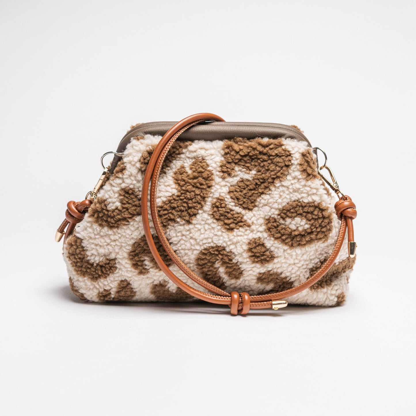 Klapp-Bag beige Leo