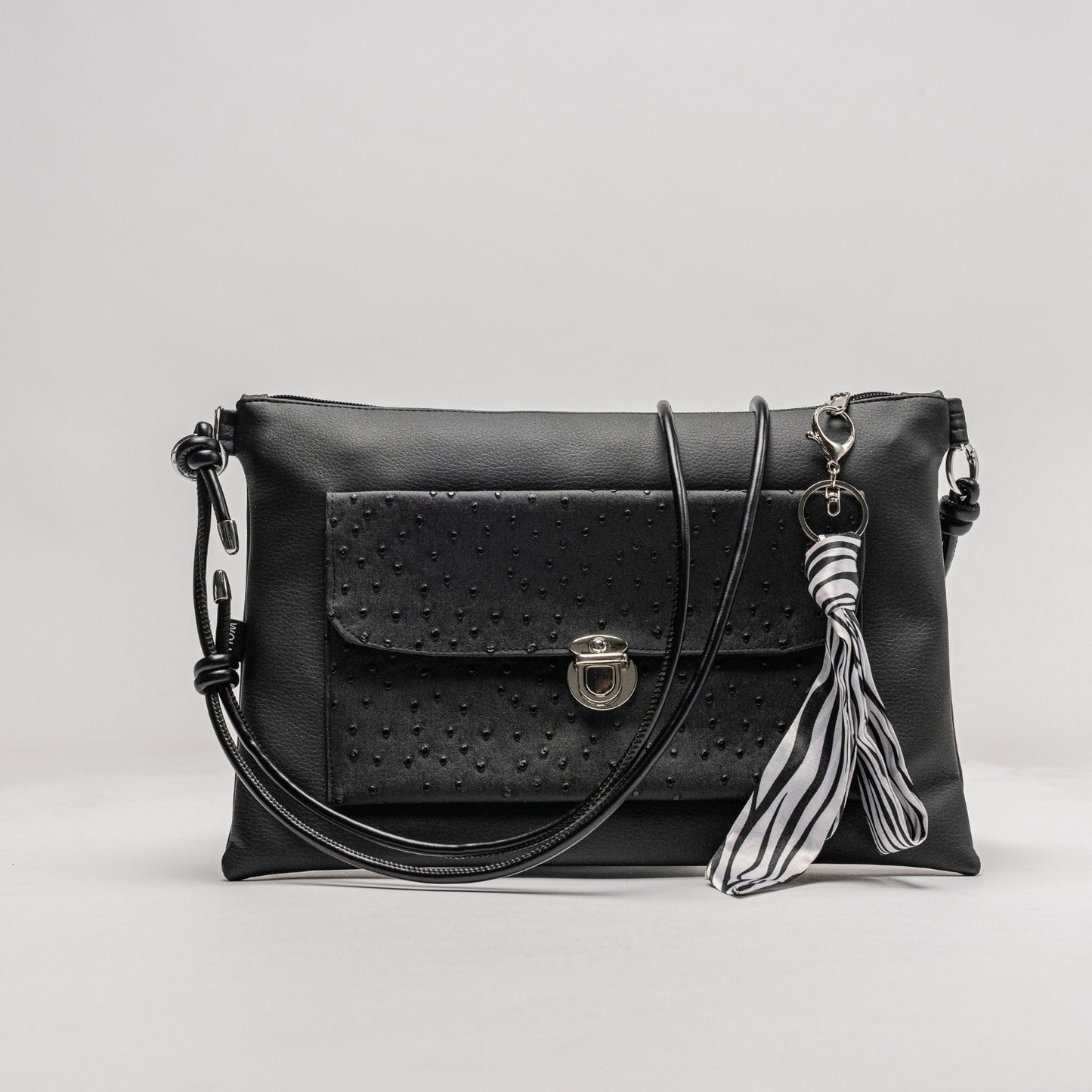 Summer-BAG XL schwarz Strauß