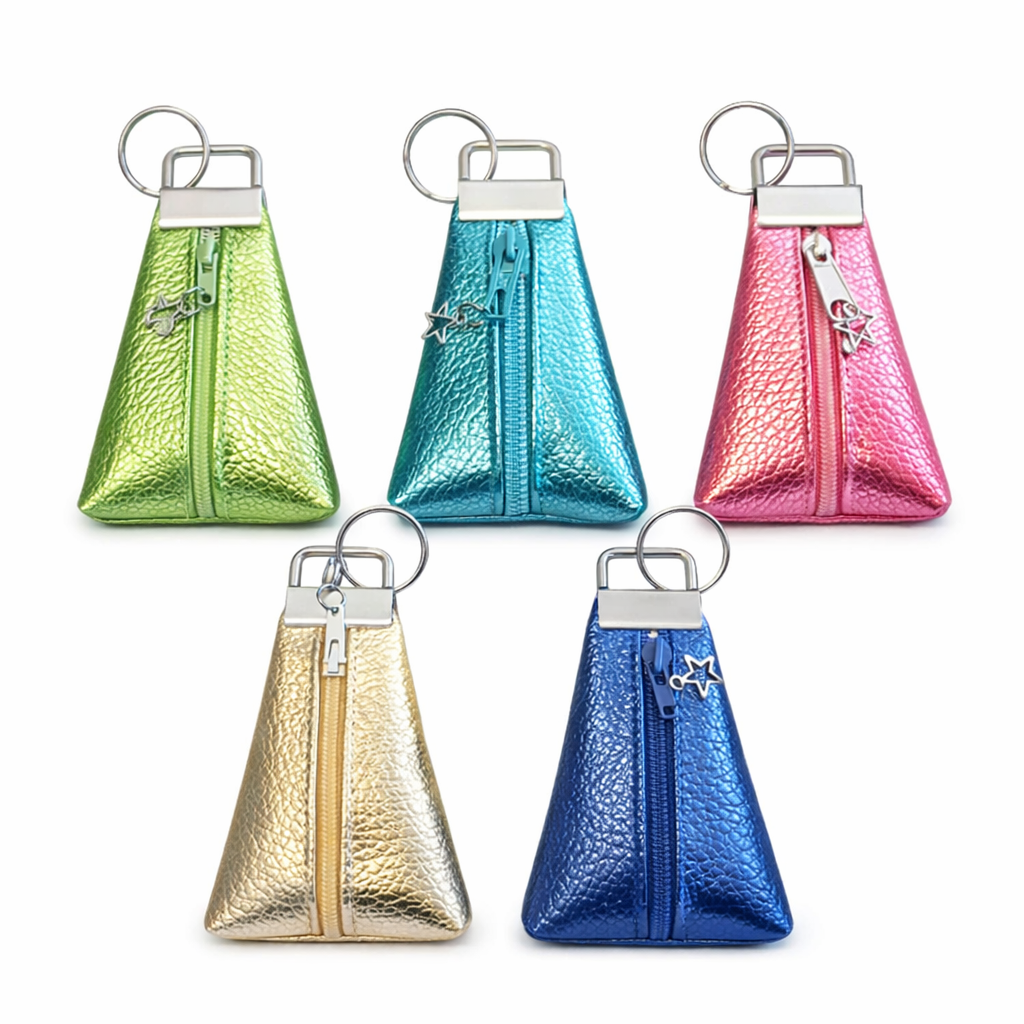 Mini-Bag Schlüsselanhänger metallic