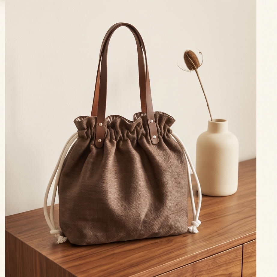 Bucket Bag XL braun