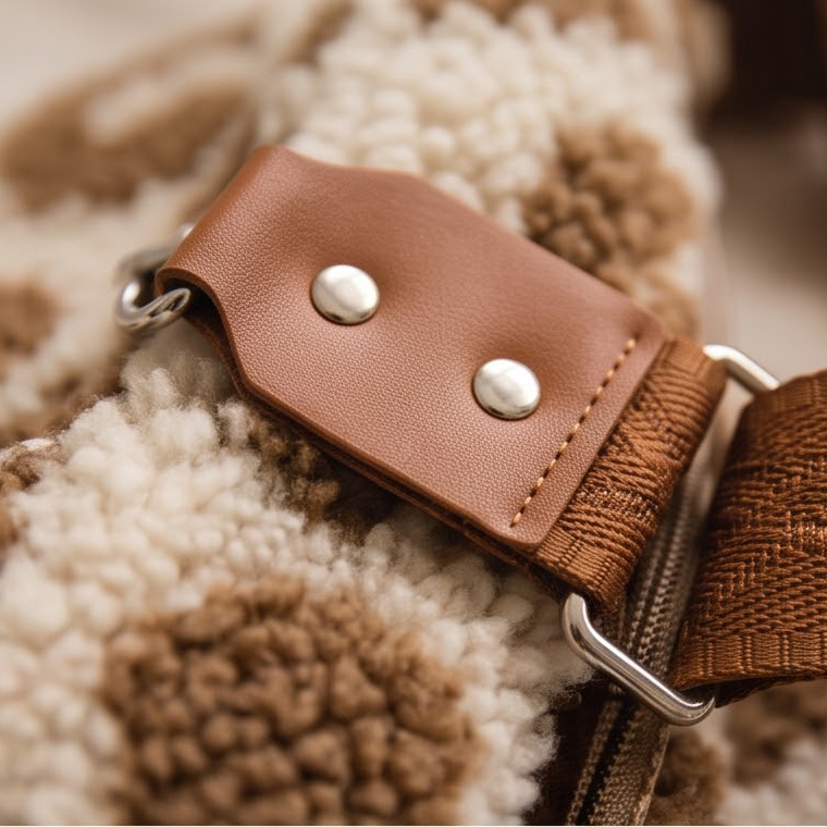 Bauchtasche Leo beige