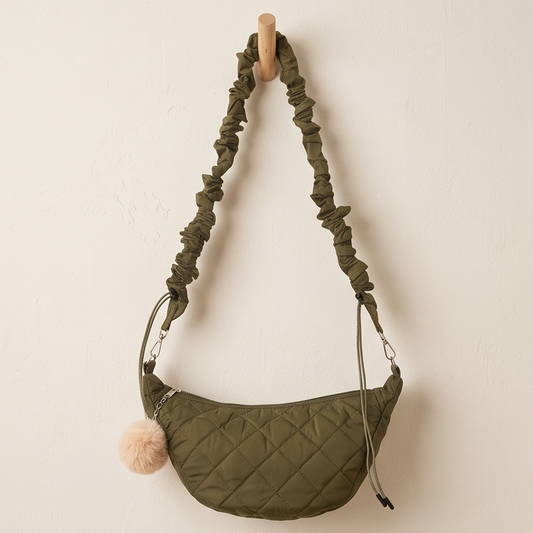 Luna-Bag olive wattiert