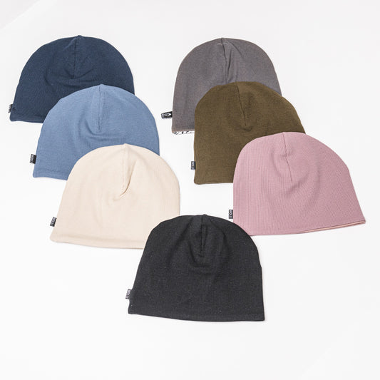 Beanie UNI Baumwolle Feinripp