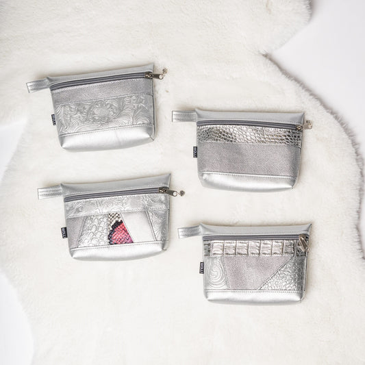 Beauty-bag silber