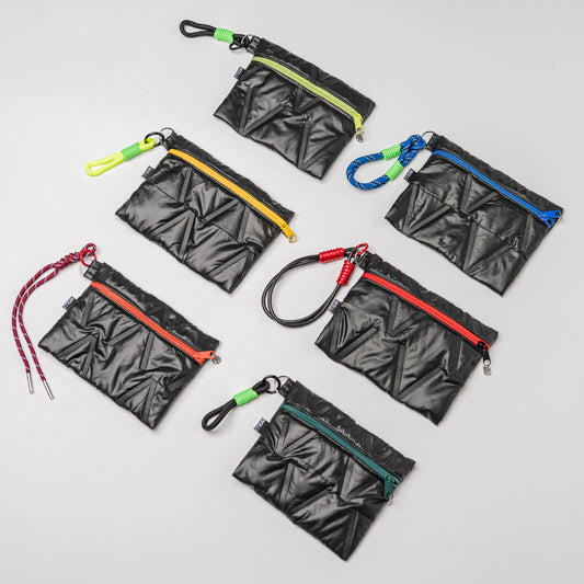 Beauty-bag wattiert schwarz