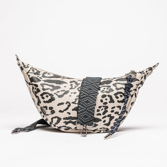 Luna-Bag Kunstleder beige leo