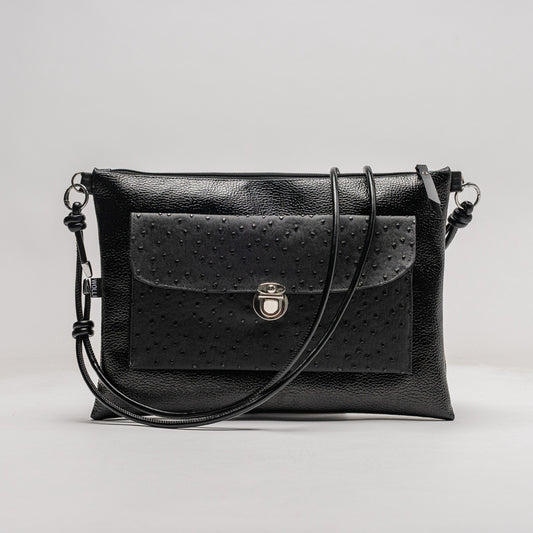 Summer-BAG XL schwarz lack
