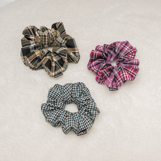 Scrunchie kariert