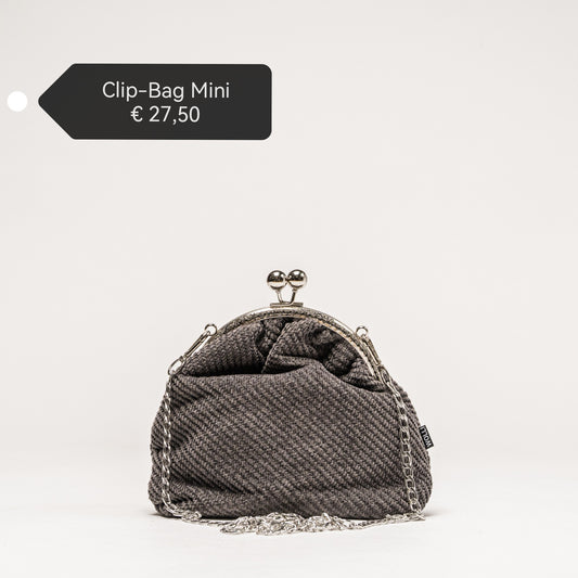 Mini Clip-Bag grau