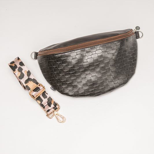Bauchtasche dunkelbraun