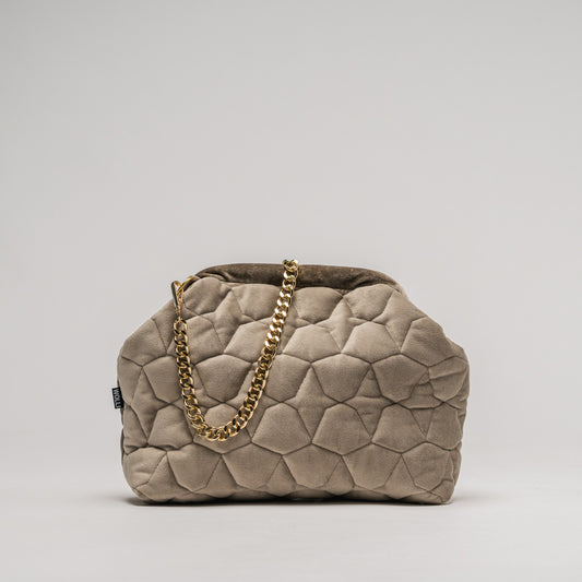 Klapp-Bag beige