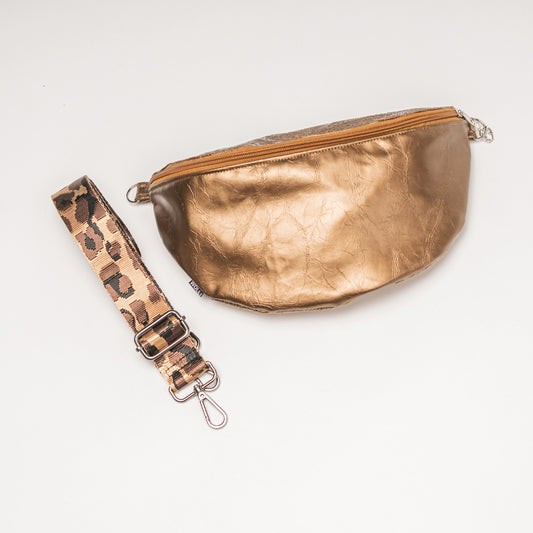 Bauchtasche bronze