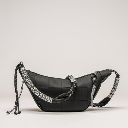 Luna-Bag schwarz Karo
