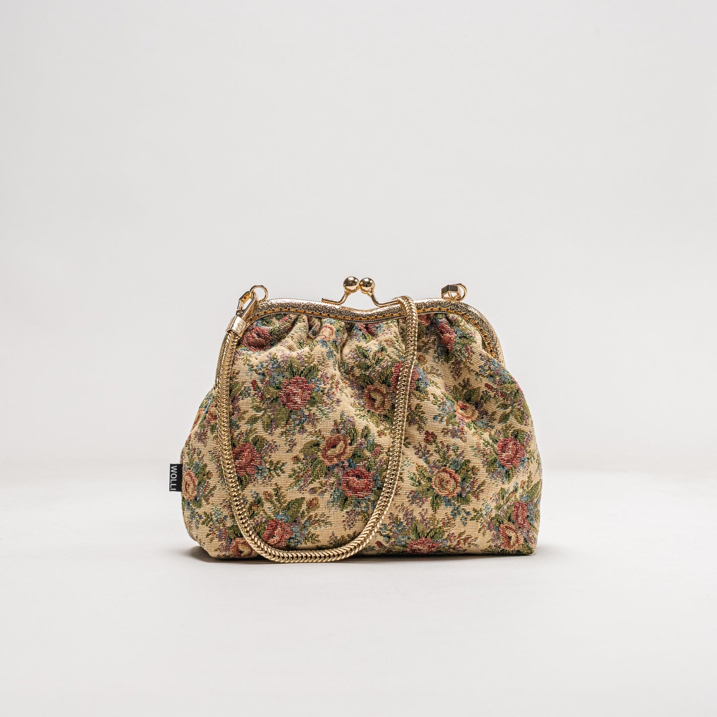Clip-Bag Blumen gold